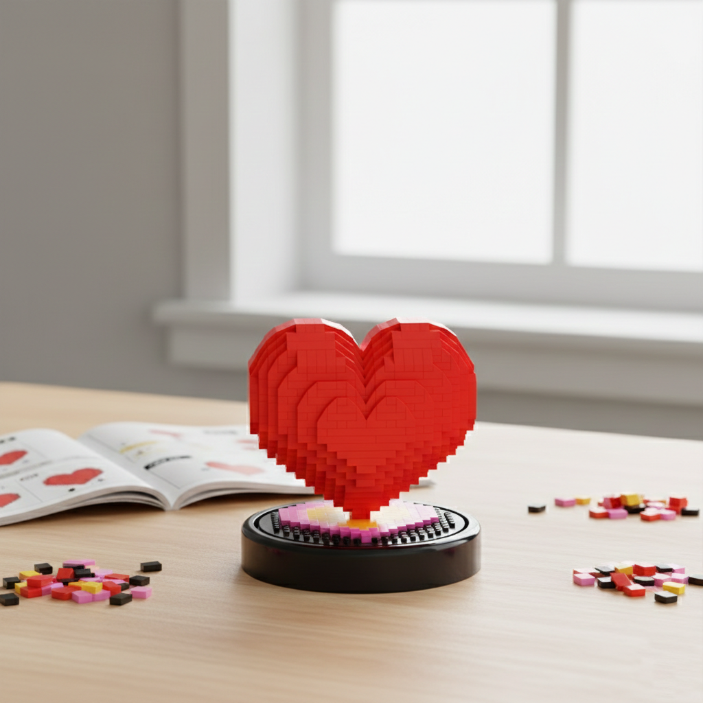 Brick Set - Popping Heart