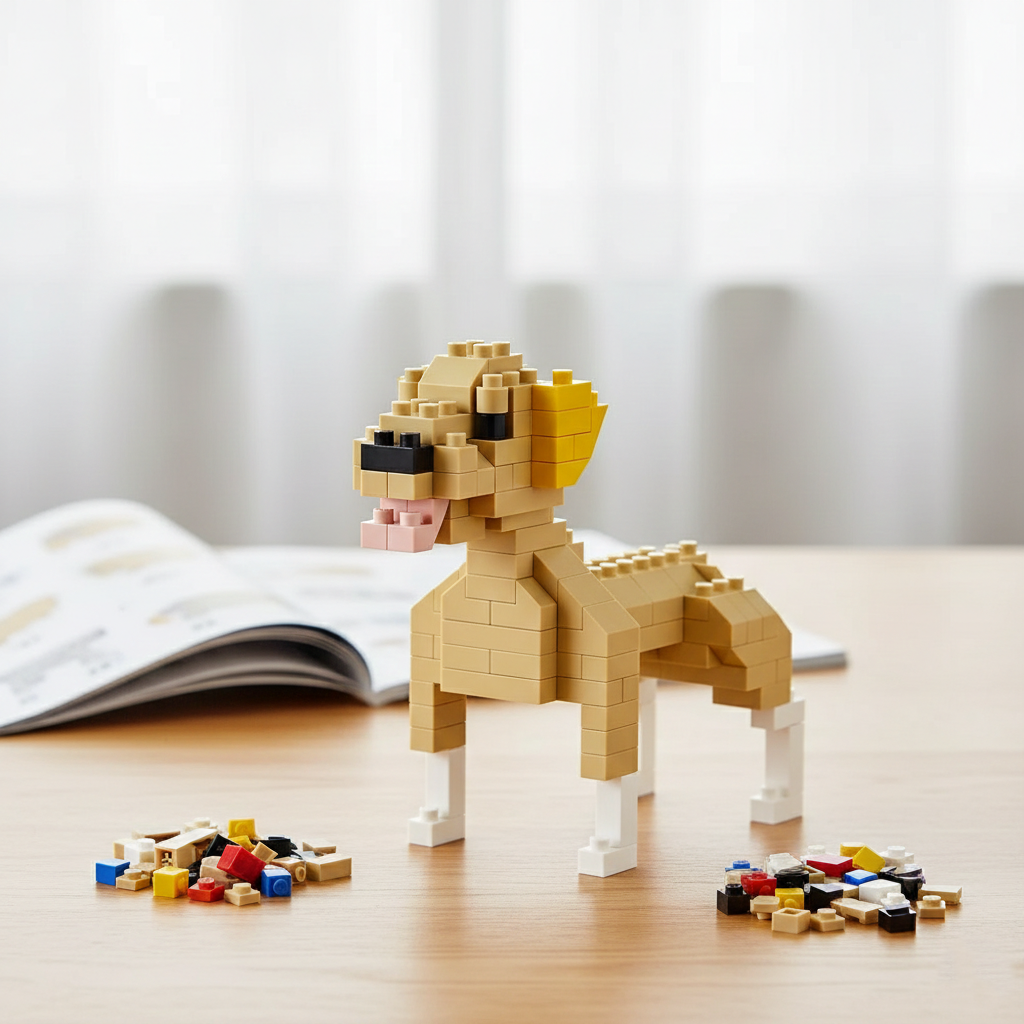 Brick Set - Golden Retriever