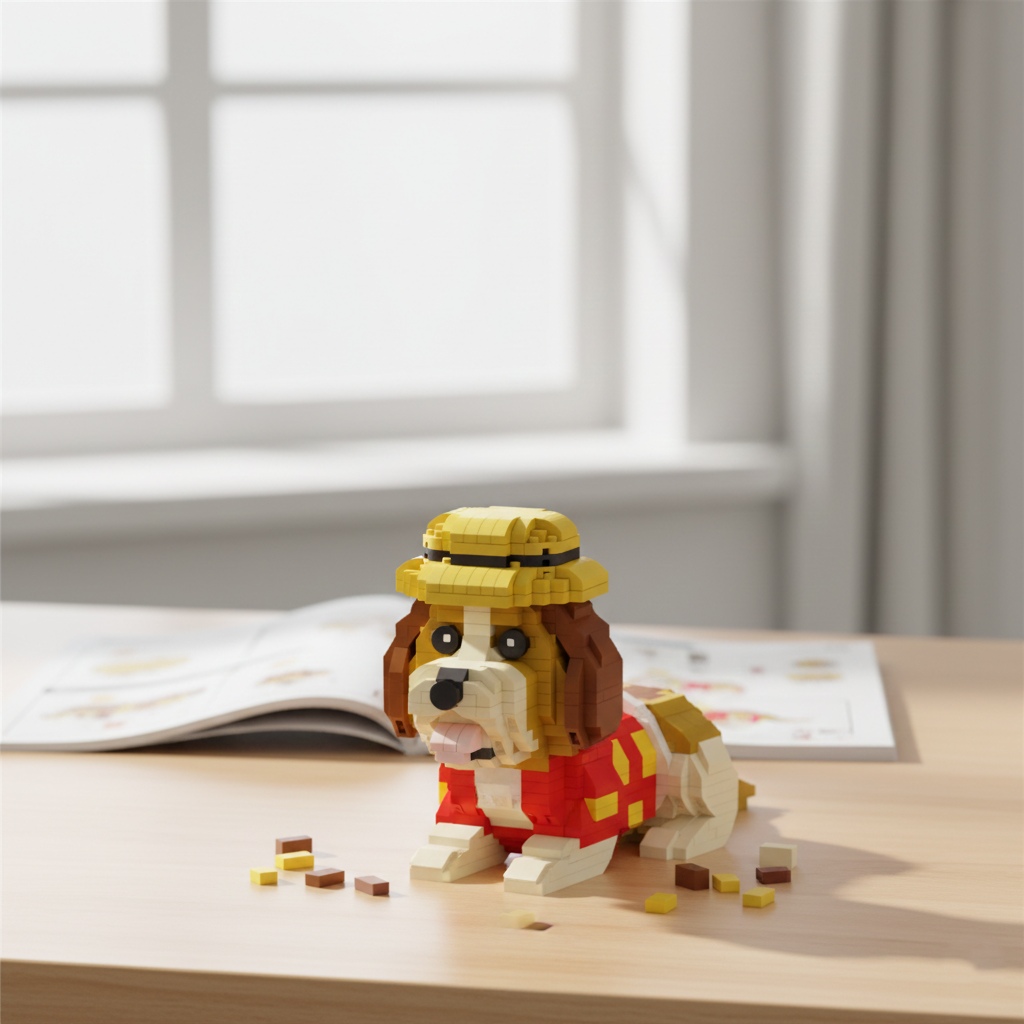 Brick Set - Basset Hound
