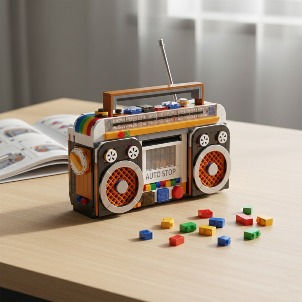 Brick Set - Retro Radio
