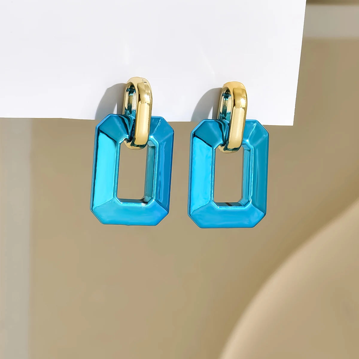 Lora Geometric Acrylic Earrings