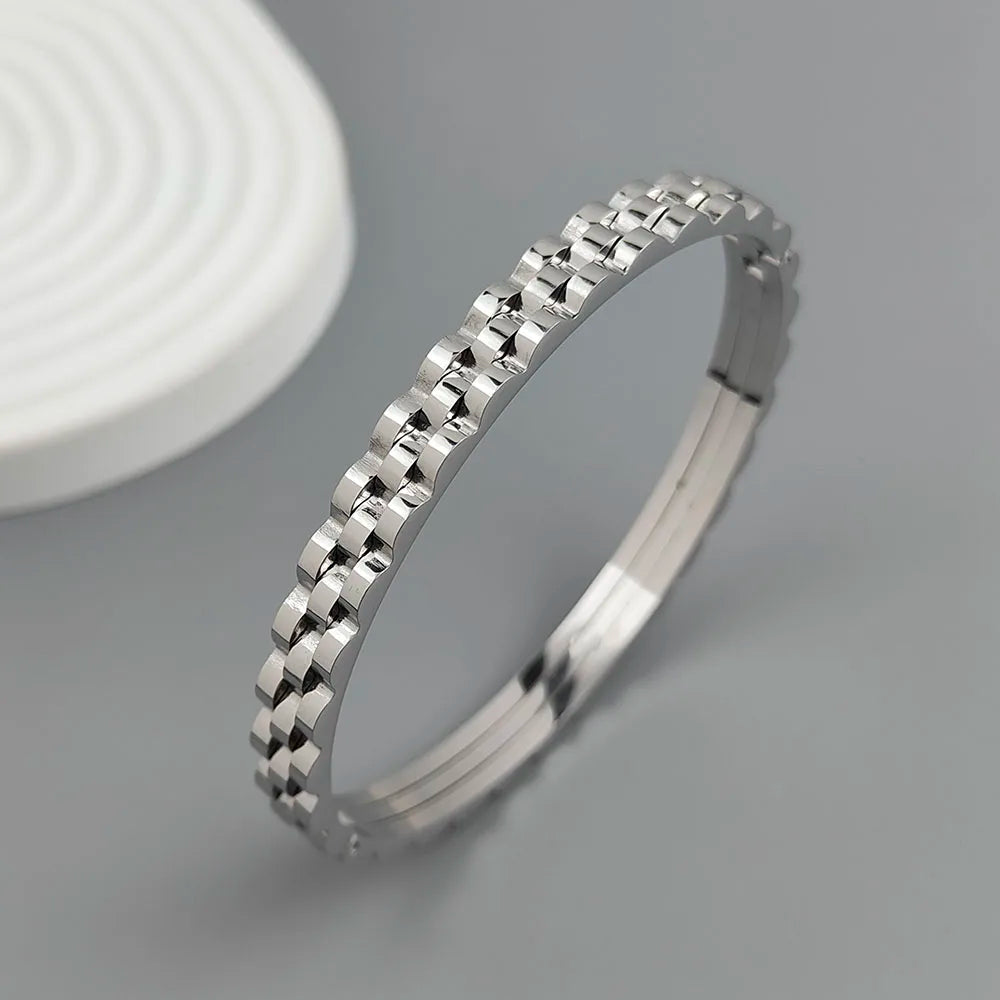 Gear Bangle Bracelet