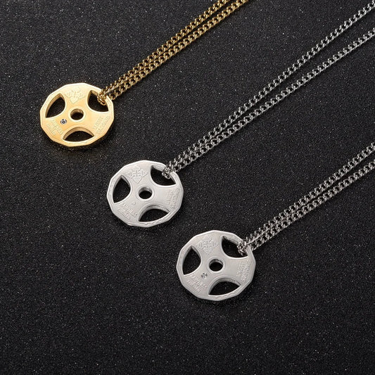 Gym Weightlifting Necklace