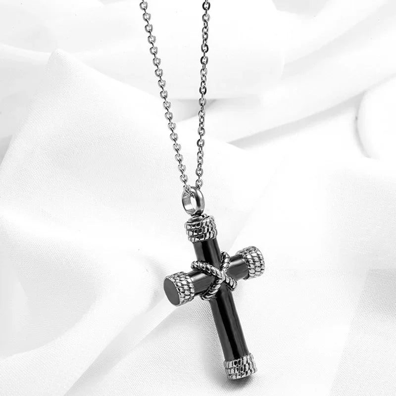 Detachable Cross Pendant Necklace