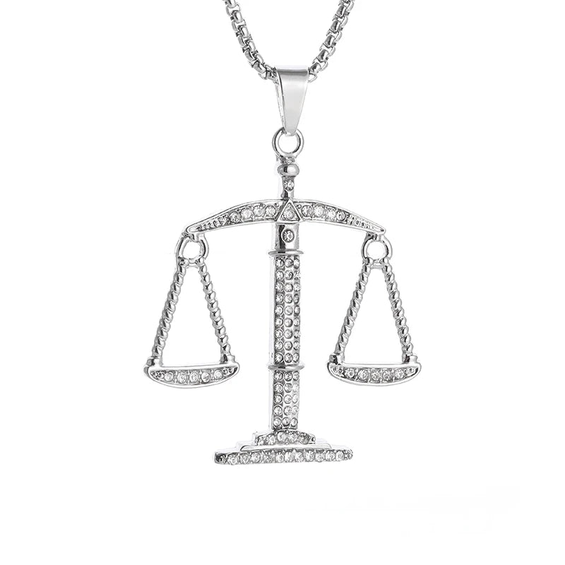Justice Scales Pendant Necklace