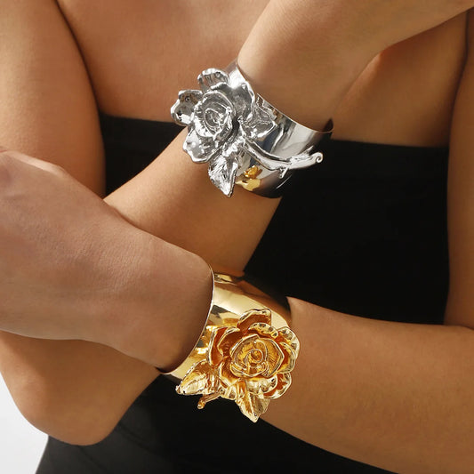 Floral Cuff Bracelet