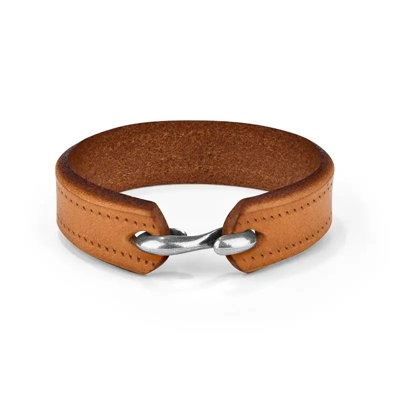 S-Hook Leather Bracelet