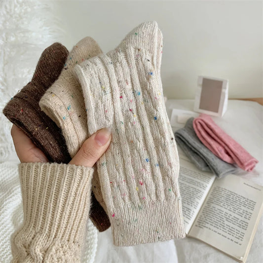Aria Wool Crew Socks