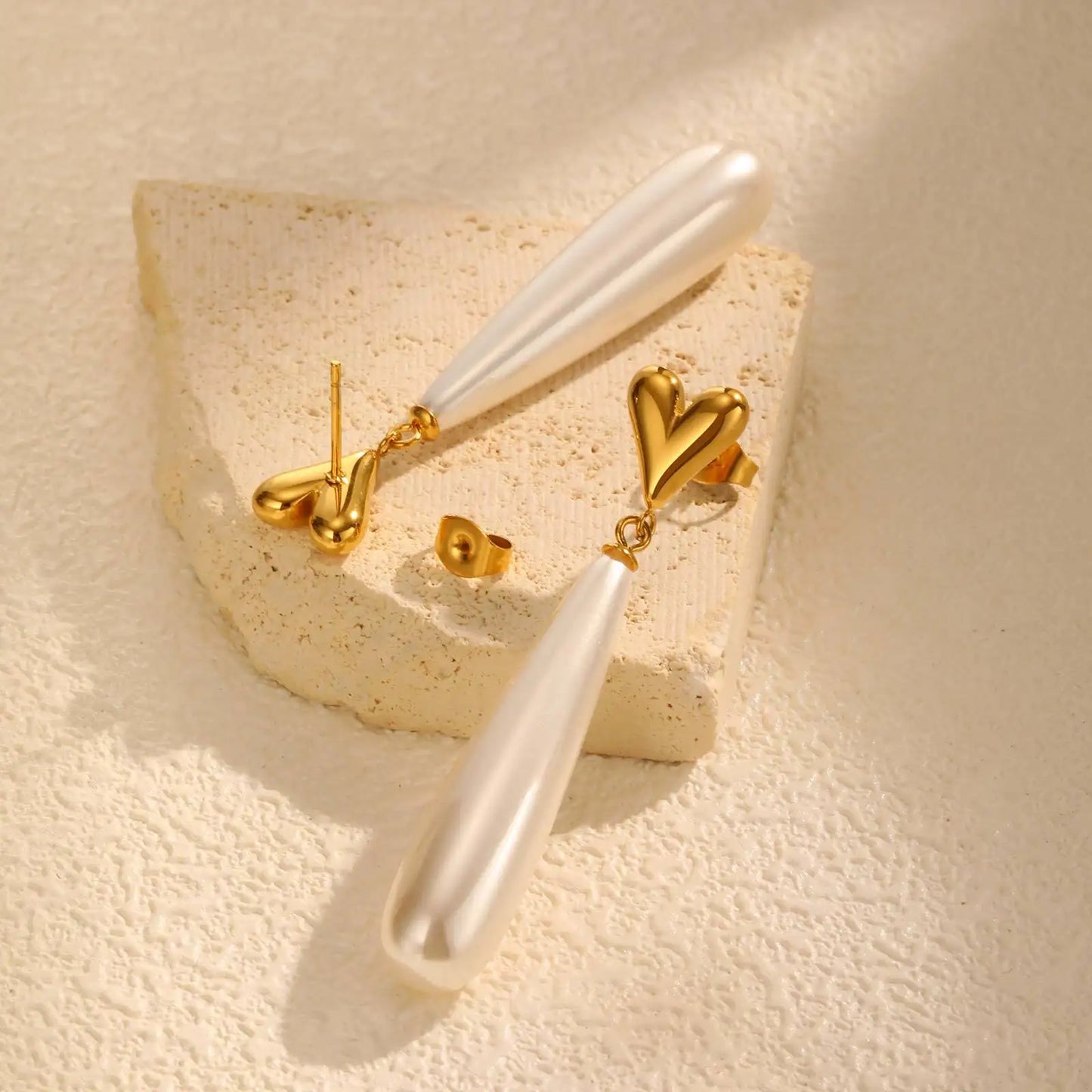 Chili Heart Drop Earrings