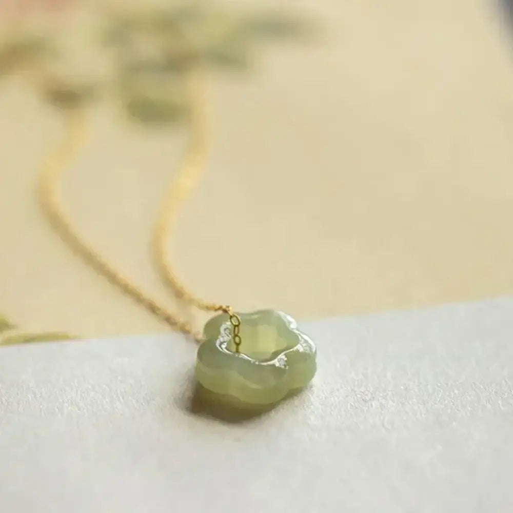 Mei Floral Pendant Necklace