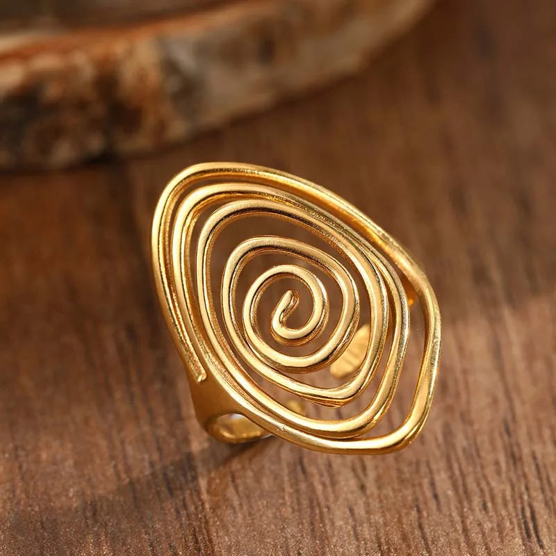 Noelle Spiral Ring
