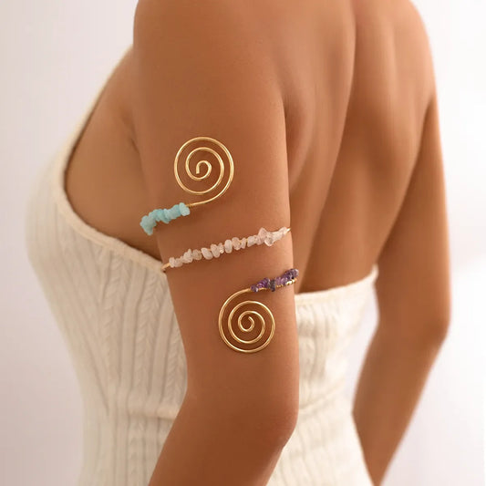 Steampunk Spiral Arm Cuff