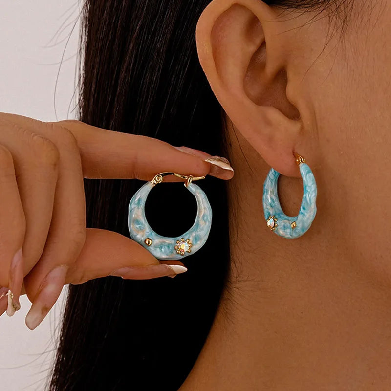 Iris Clip-On Hoops