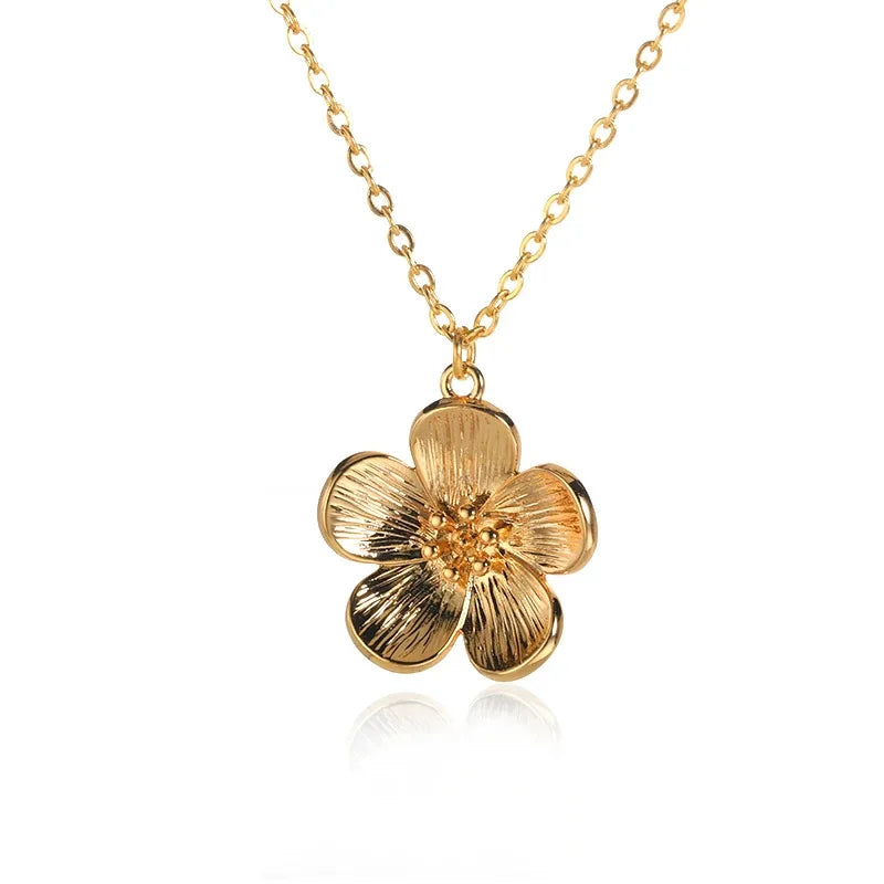 Marisol Sunflower Pendant Necklace