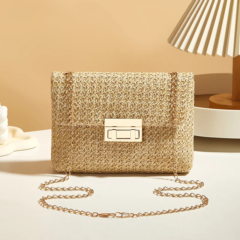 Isla Woven Chain Bag
