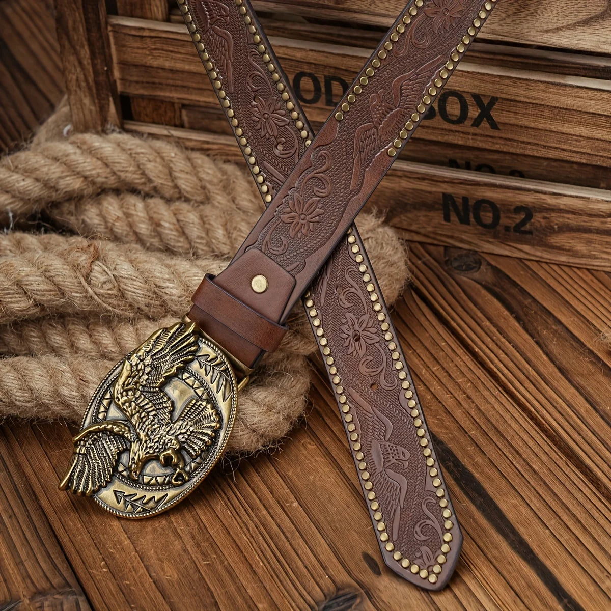 Branton Vintage Denim Belt
