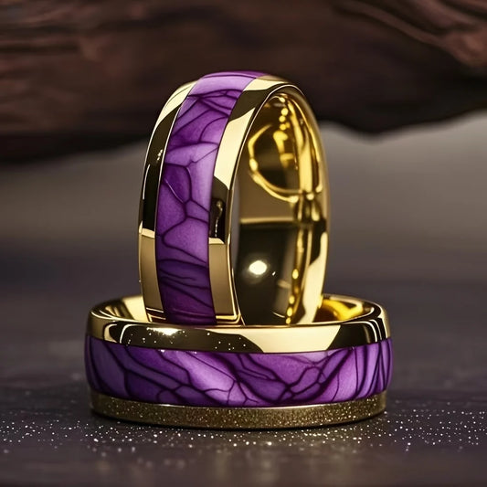 Purple Shell Ring