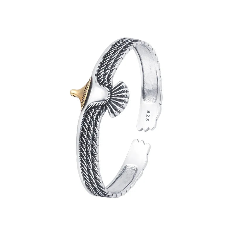 Eira Feather Silver Bracelet