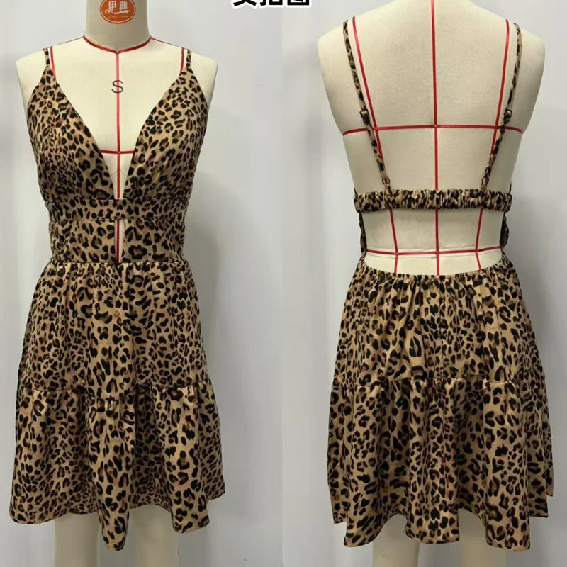 Liana Leopard Dress