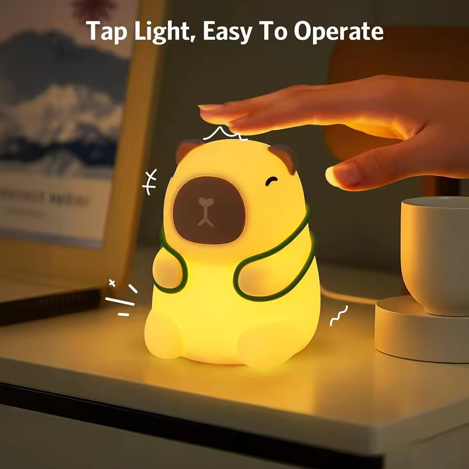Cute Capybara Night Light