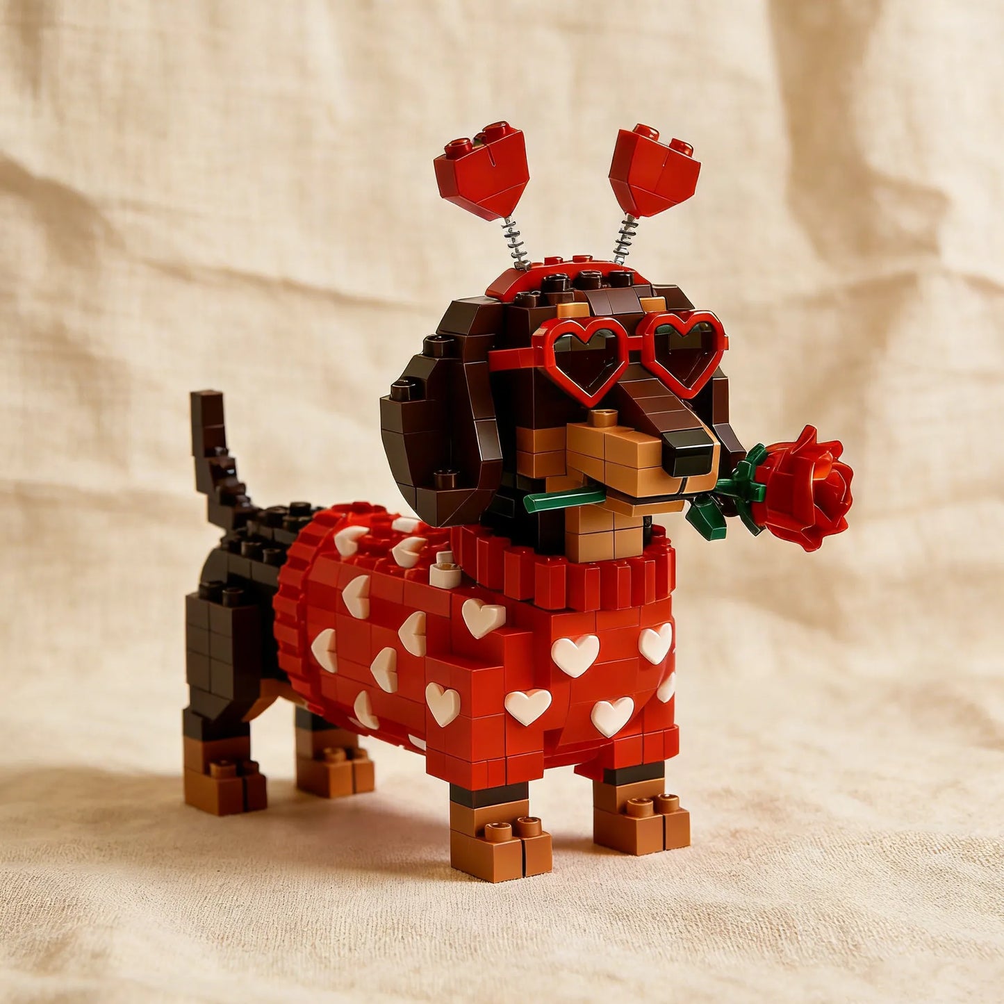 Love Edition - Dachshund Brick Set