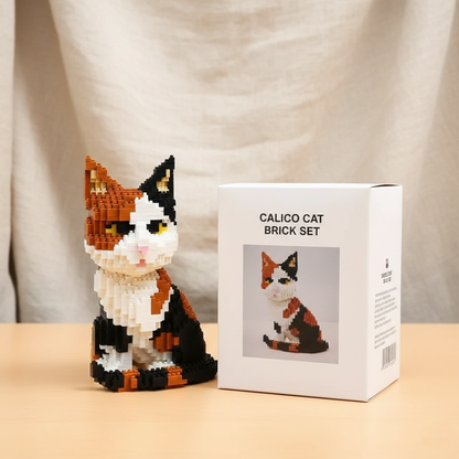 Brick Set - Calico Cat