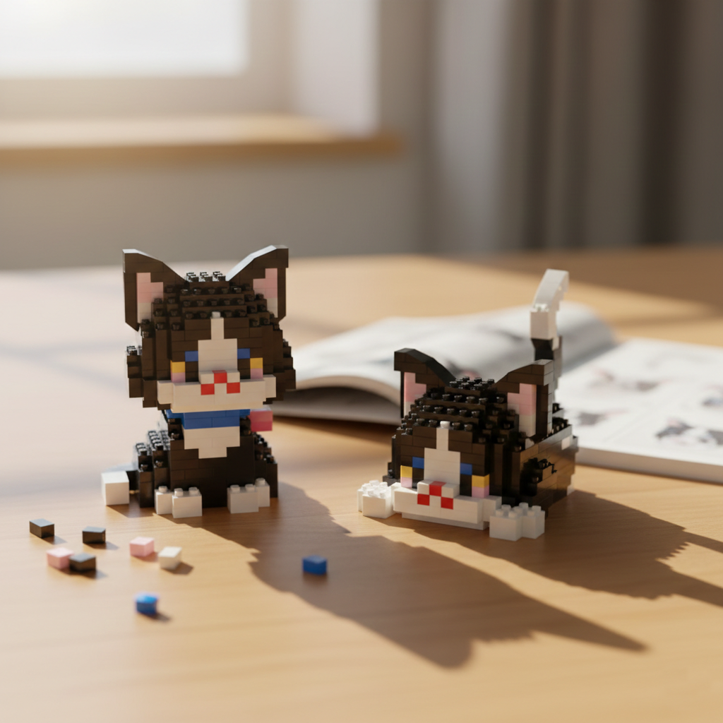 Brick Set - Cute Cat