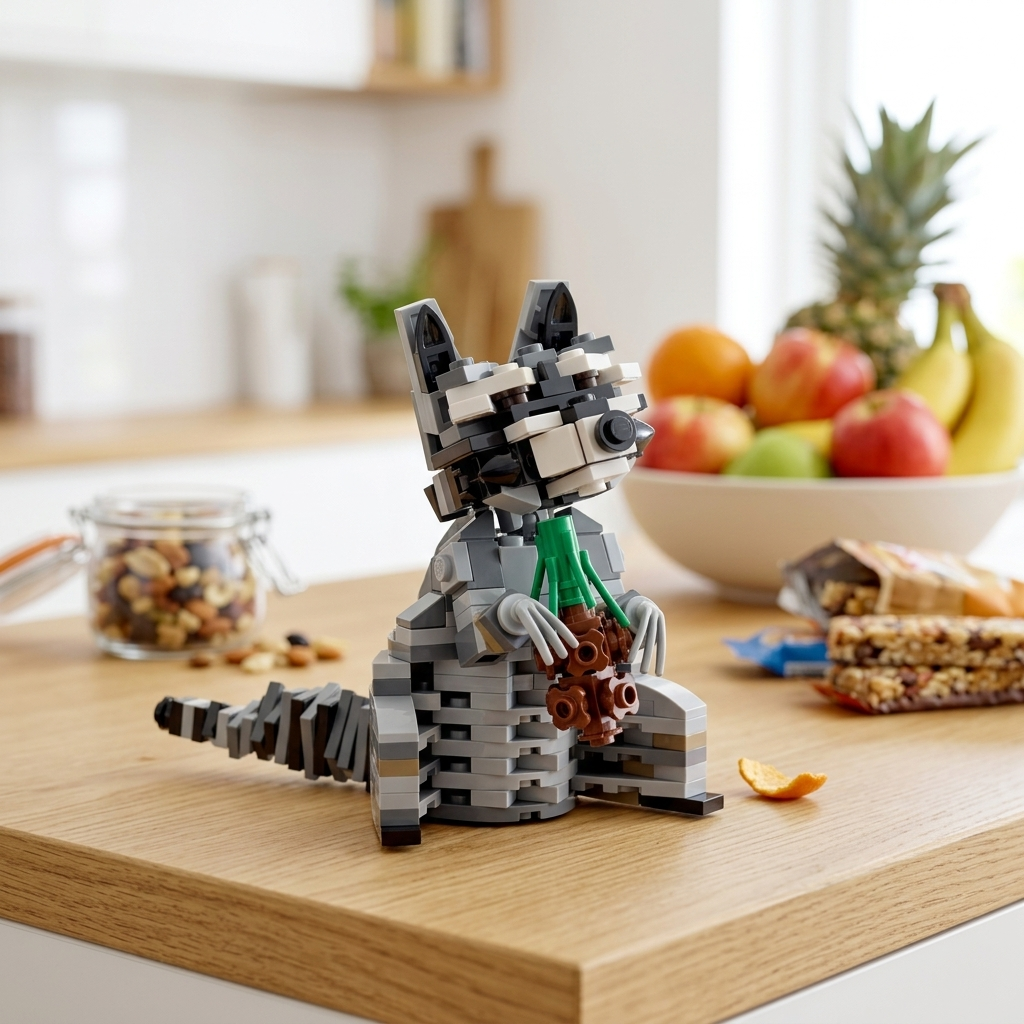 Brick Set - Raccoon