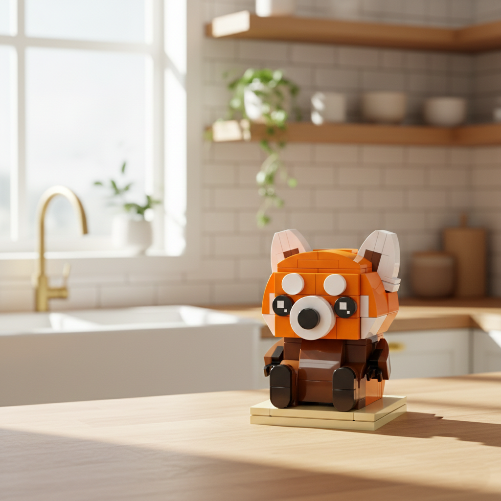 Brick Set - Red Panda