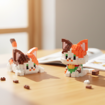Brick Set - Cute Cat