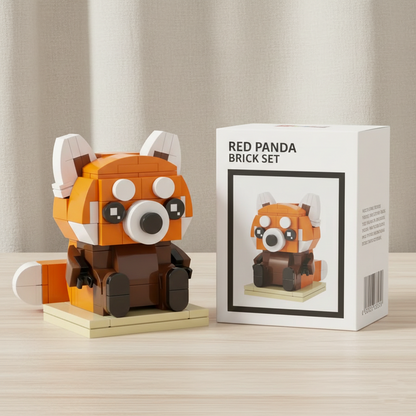 Brick Set - Red Panda
