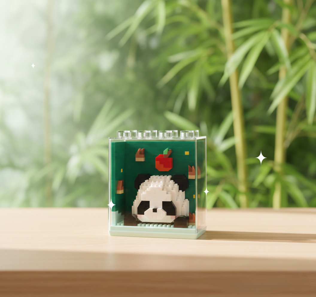 Brick Set - Panda Box