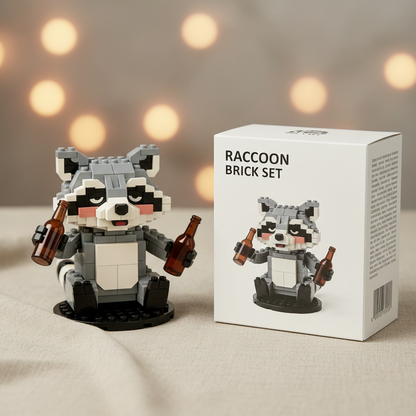 Brick Animals - Raccoon