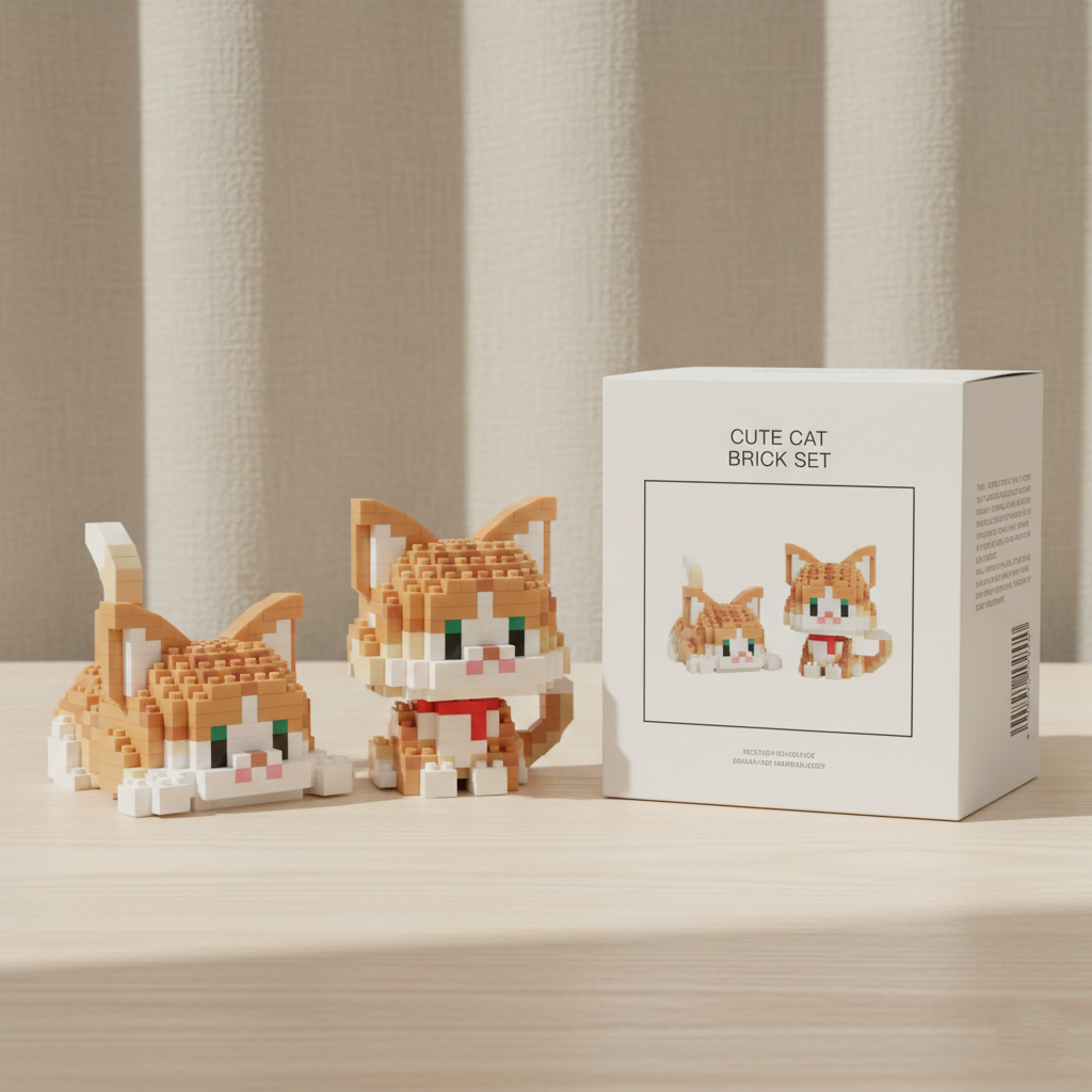 Brick Set - Cute Cat