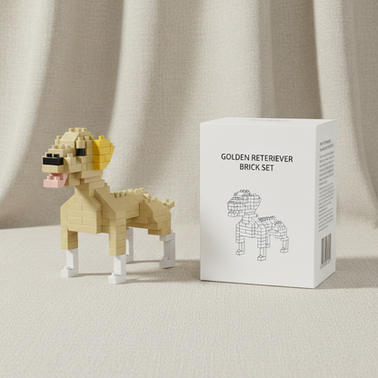 Brick Set - Golden Retriever