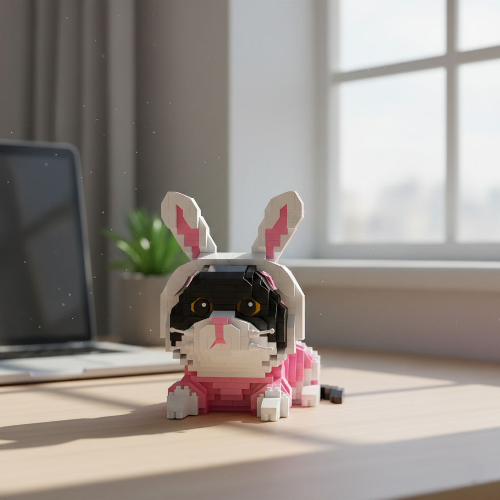 Brick Set - Bunny Cat