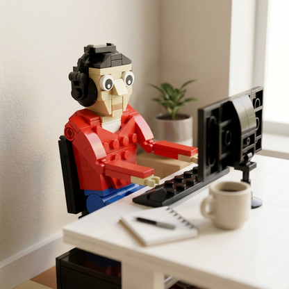 Brick Set - Office Worker