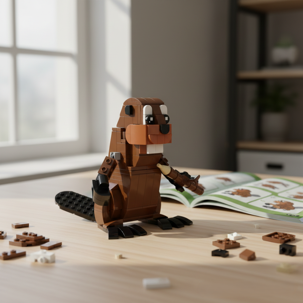 Brick Set - Cute Beaver