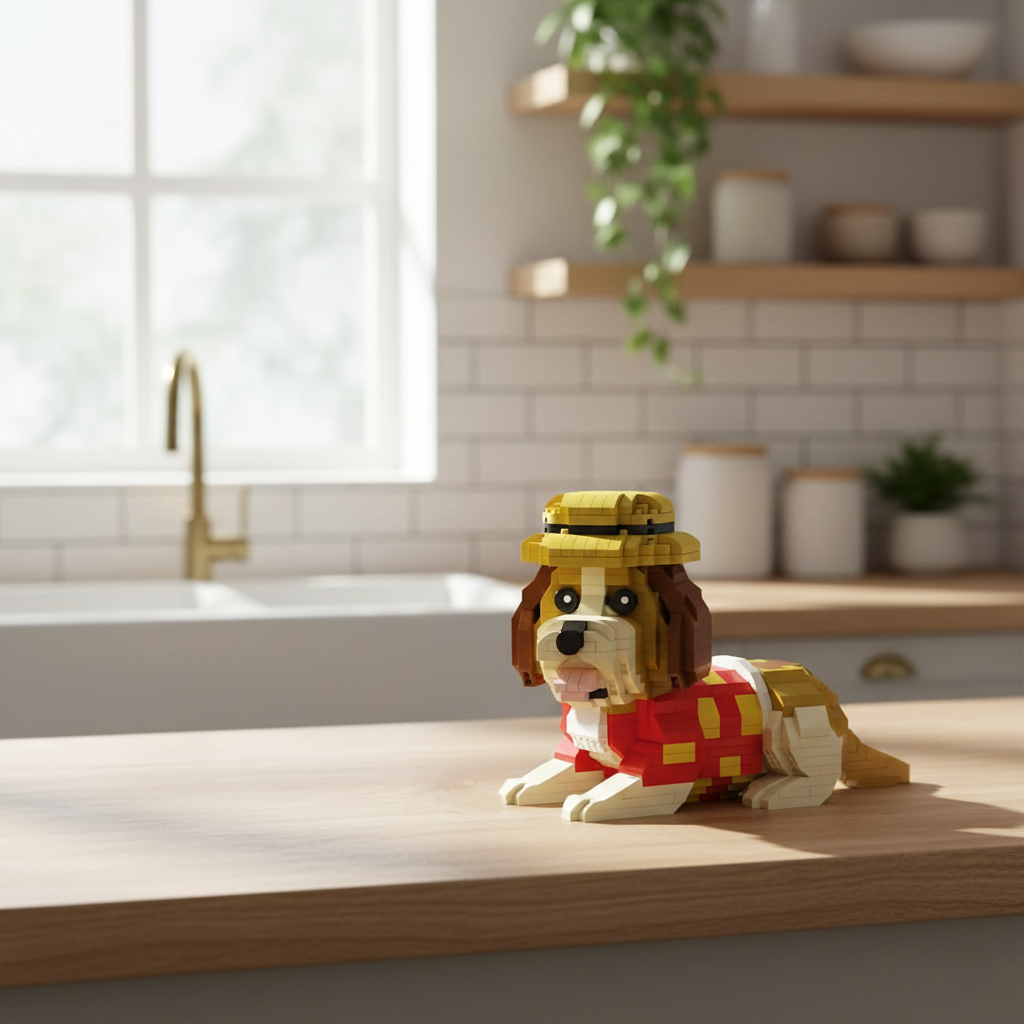 Brick Set - Basset Hound