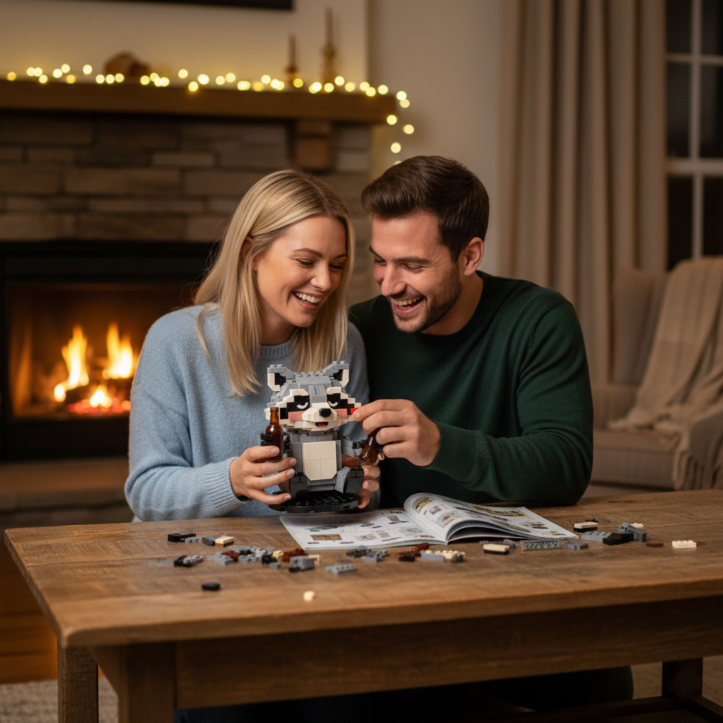 Brick Animals - Raccoon