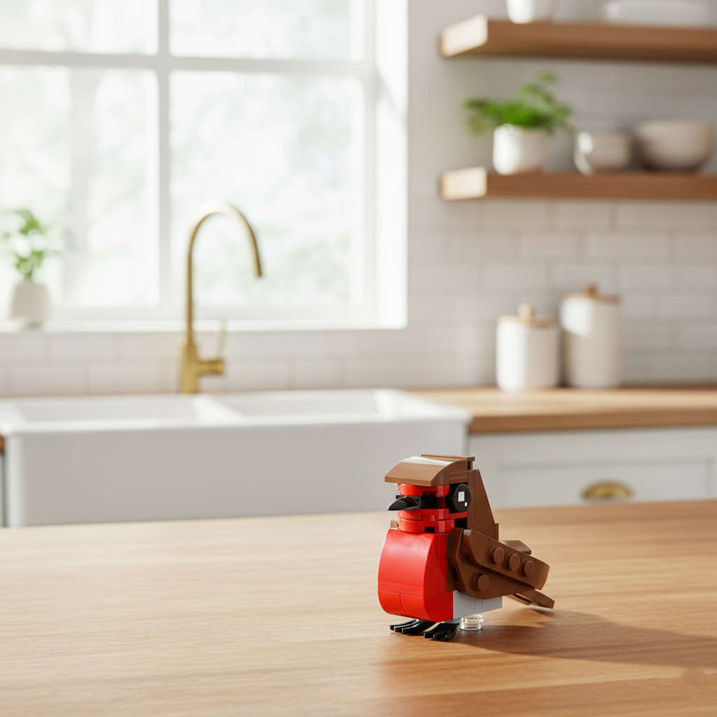 Brick Set - Robin Bird