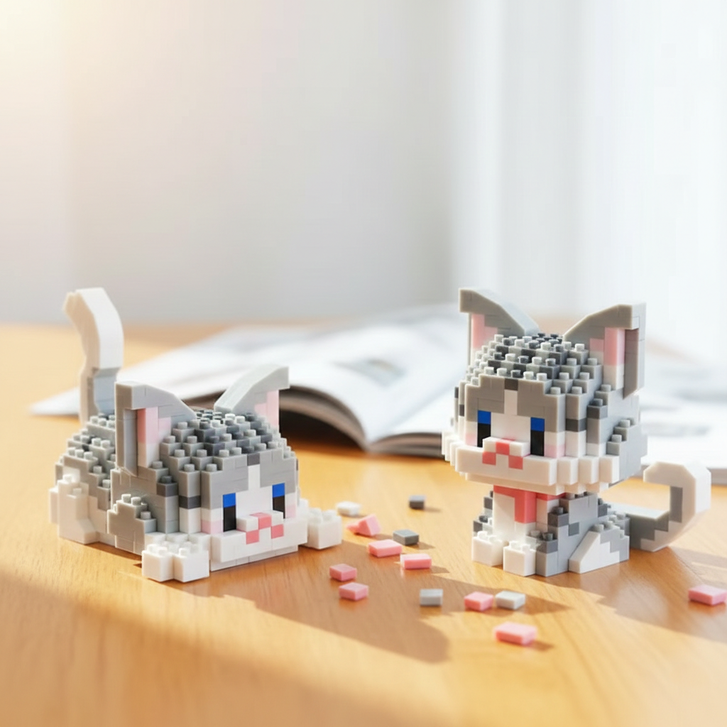 Brick Set - Cute Cat