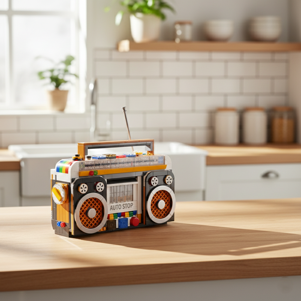 Brick Set - Retro Radio