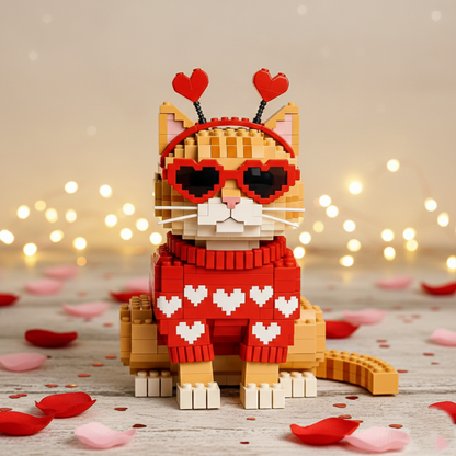 Love Edition - Ginger Cat Brick Set