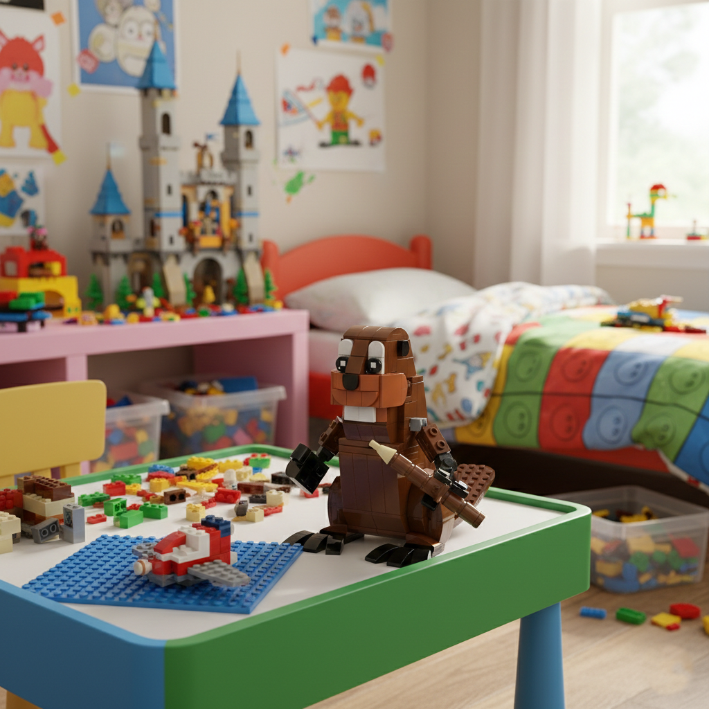 Brick Set - Cute Beaver