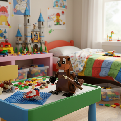 Brick Set - Cute Beaver