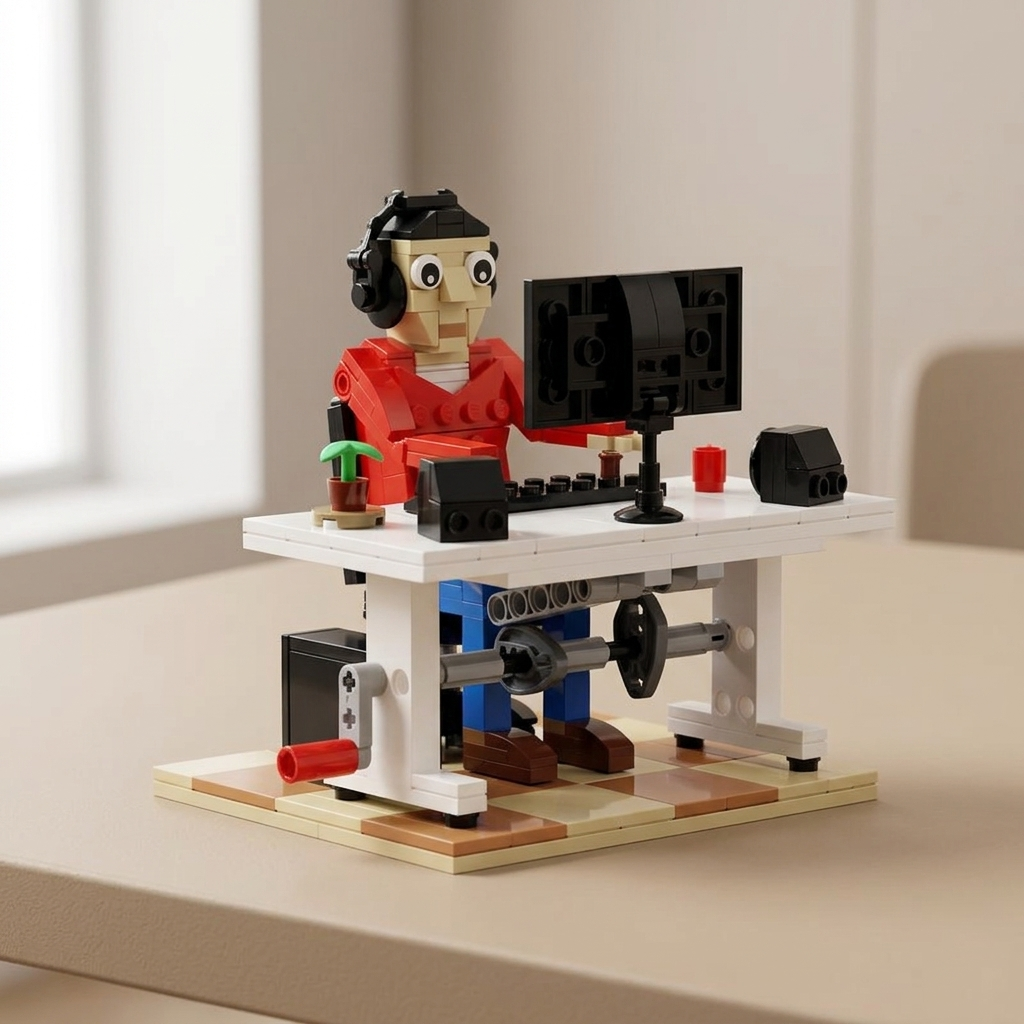 Brick Set - Office Worker