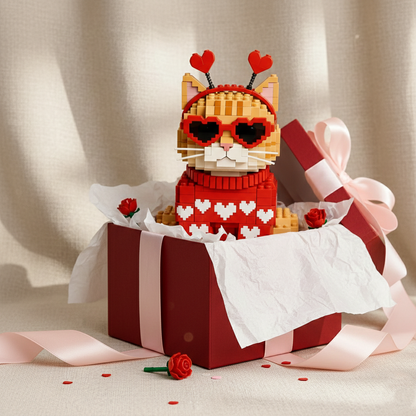 Love Edition - Ginger Cat Brick Set