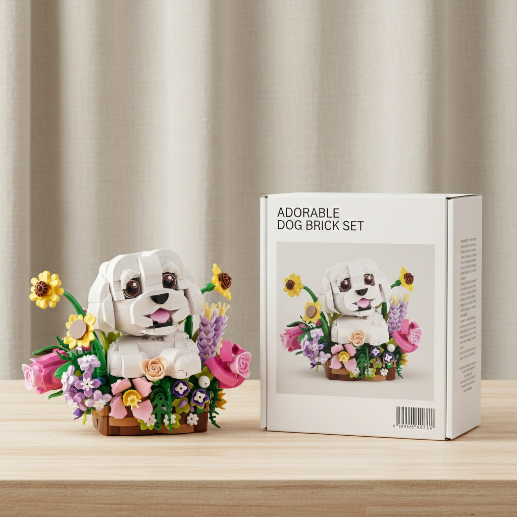 Brick Set - Adorable Dog