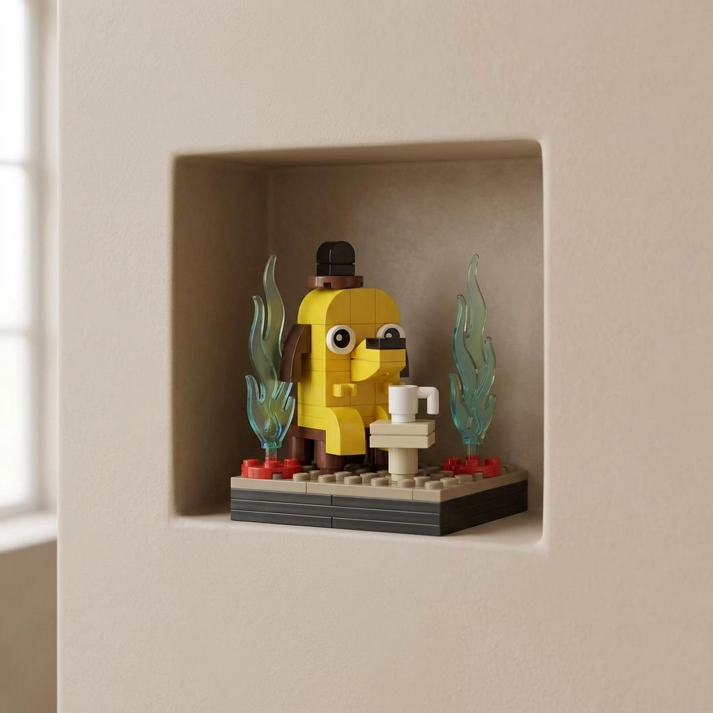 Brick Set - "This is Fine"